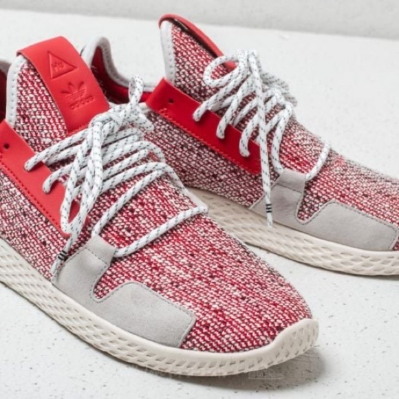 ADIDAS x Pharrell Williams HU V2 red white and gray size 11.5 - Picture 5 of 15